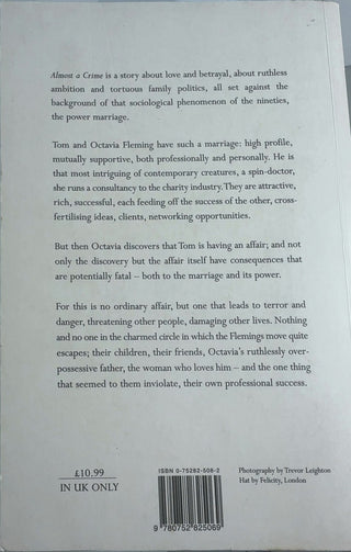 Almost A Crime — back cover