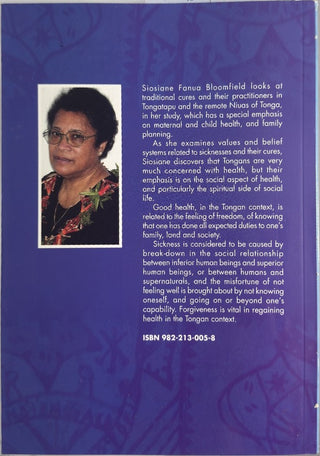 Illness and Cure in Tonga — back cover