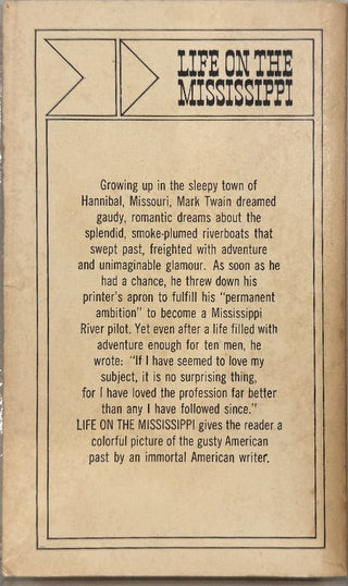Life on the Mississippi — back cover