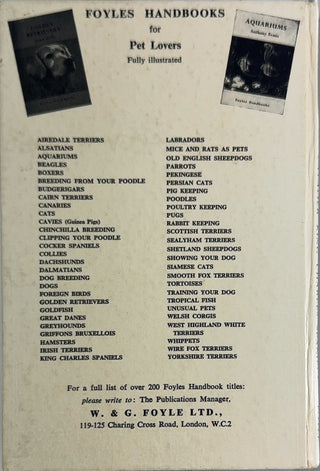Cavalier King Charles Spaniels - By Eilidh M. Stenning — back cover