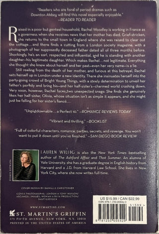 The Other Daughter — back cover