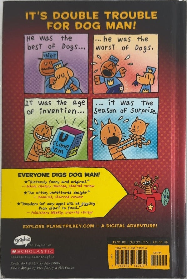 Dog Man - By Dav Pilkey - back cover