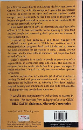 Winning — back cover