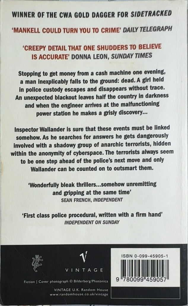 Firewall - By Henning Mankell - back cover
