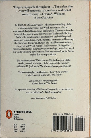 The Matter of Wales - By Jan Morris — back cover