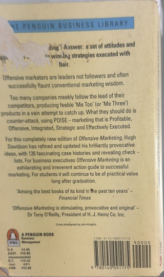 Offensive Marketing — back cover