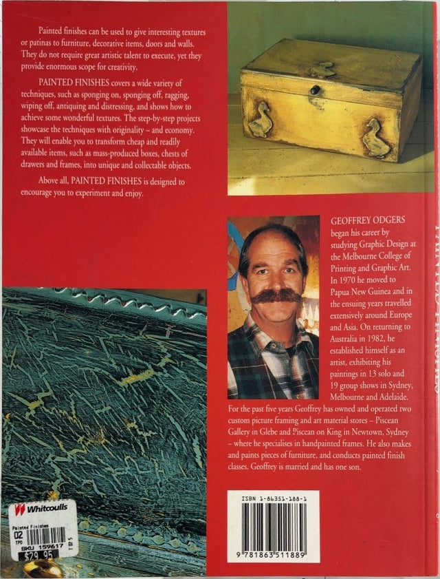 Painted Finishes - By Geoffrey Odgers - back cover