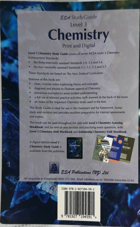 Chemistry - By Suzanne Boniface & others - back cover