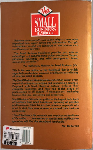 The Small Business Handbook — back cover