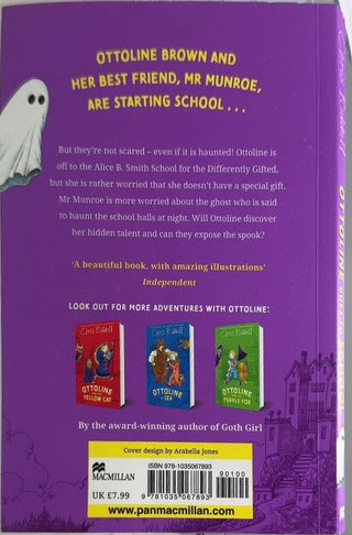 Ottoline Goes to School - By Chris Riddell — back cover