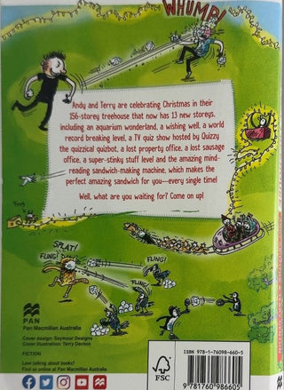 The 156-Storey Treehouse - By Andy Griffiths & others — back cover