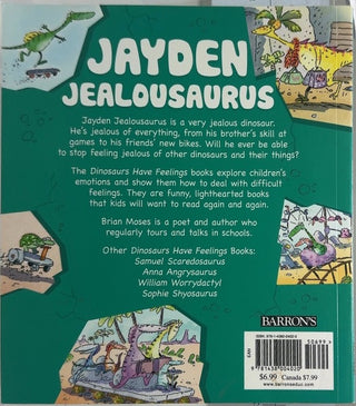 Jayden Jealousaurus - By Brian Moses & others — back cover