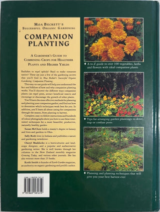 Companion Planting - By Susan McClure & others — back cover
