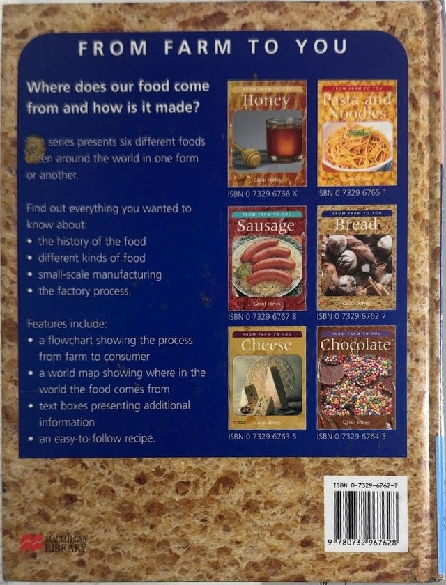 Bread - By Carol Jones - back cover