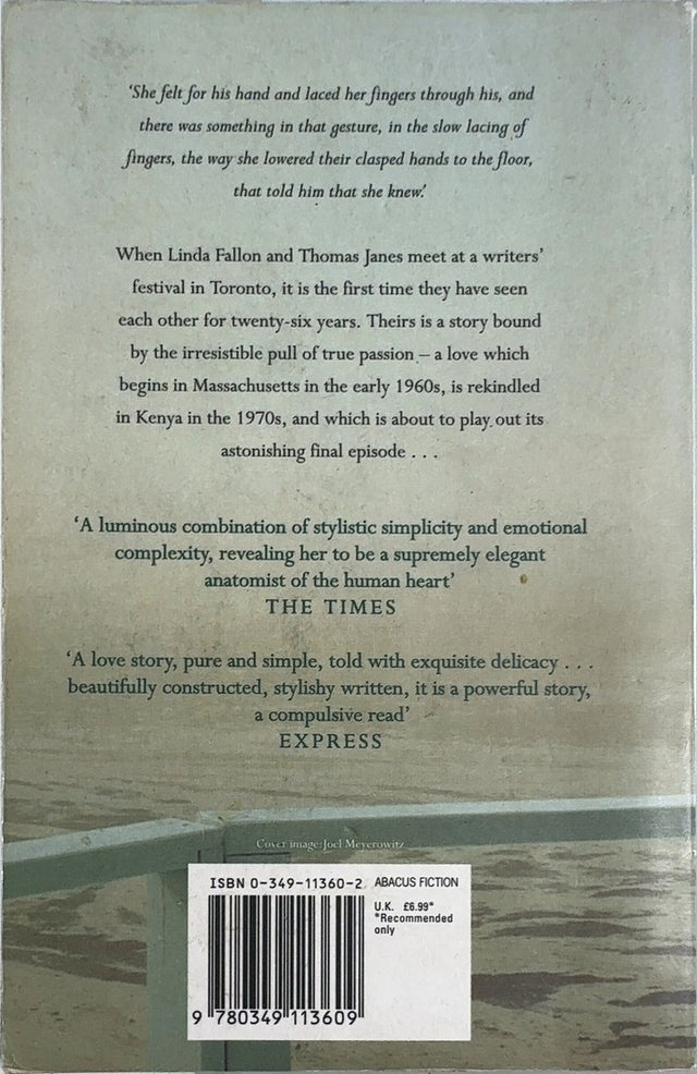The Last Time They Met - By Anita Shreve - back cover