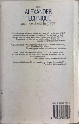 The Alexander Technique — back cover