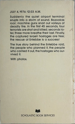 Raid at Entebbe - By Ira Peck — back cover