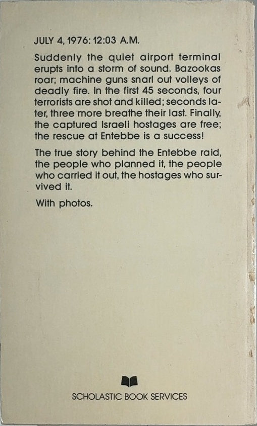 Raid at Entebbe - By Ira Peck - back cover