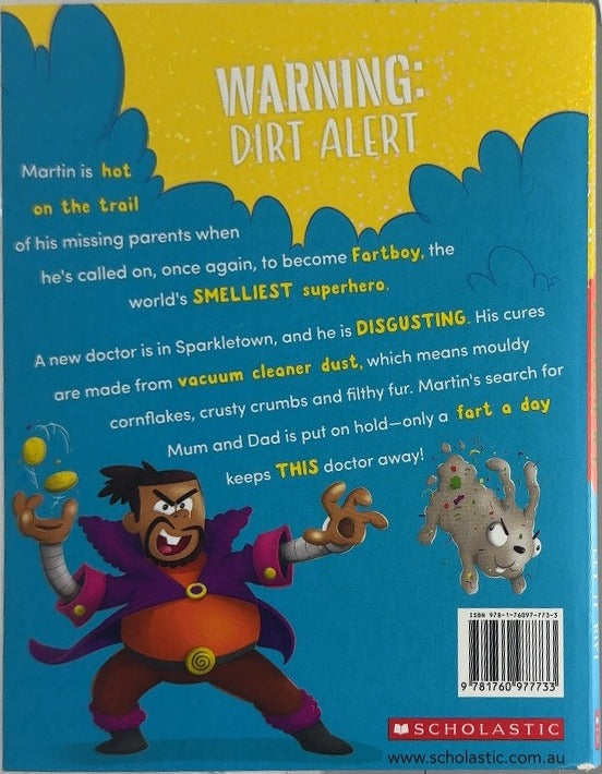 Fartboy: Let It Rip! - By Adam Wallace & others - back cover