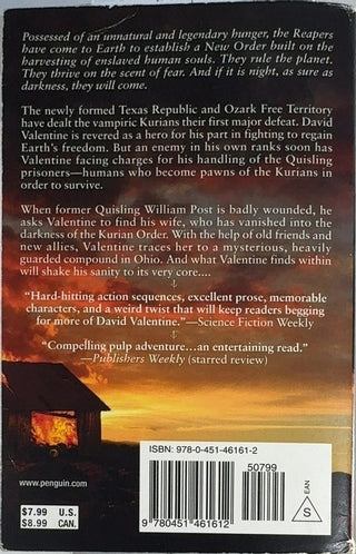 Valentine's Exile - By E. E. Knight — back cover