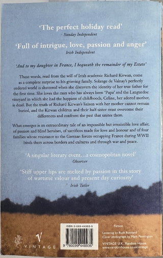 To My Daughter in France... — back cover