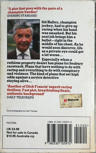 Odds Against - By Dick Francis — back cover