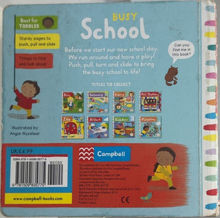 Busy School - By Angie Rozelaar — back cover