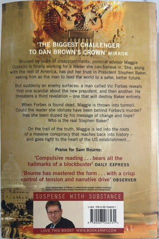 The Chosen One - By Sam Bourne — back cover
