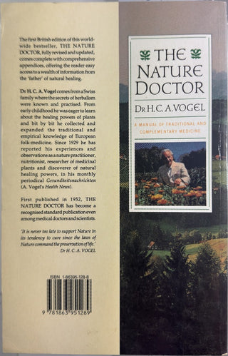 The Nature Doctor — back cover