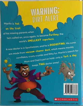 Fartboy: Let It Rip! - By Adam Wallace & others — back cover