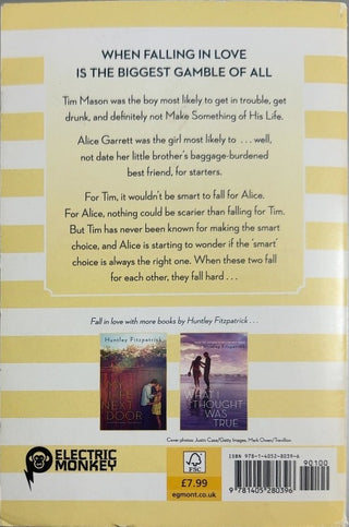 The Boy Most Likely To - By Huntley Fitzpatrick — back cover