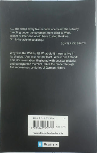Checkpoint Charlie and the Wall — back cover