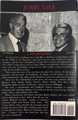 Jerry Vale — back cover