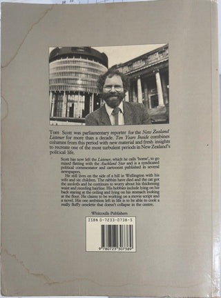 Ten Years Inside - By Tom Scott — back cover