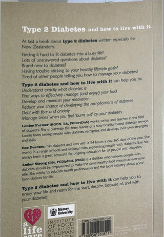 Type 2 Diabetes - By Louise Farmer & others — back cover