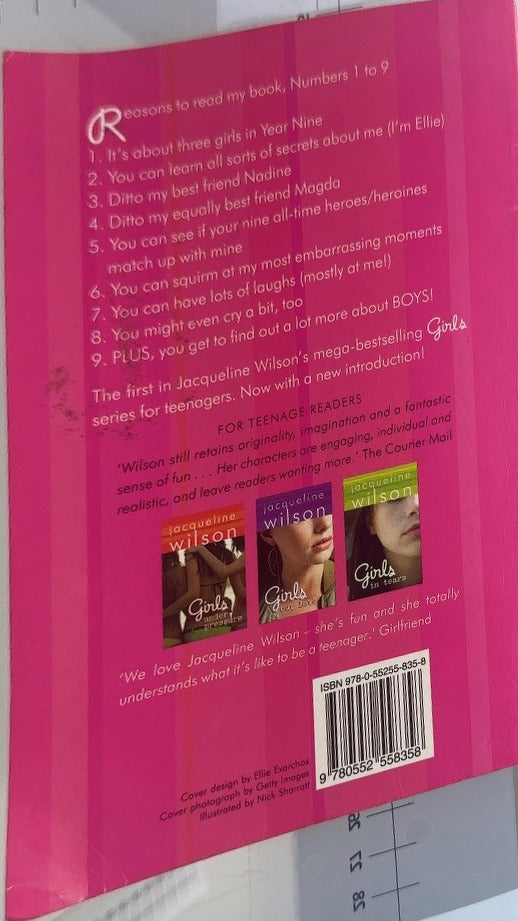 Girls in Love - By Jacqueline Wilson - back cover