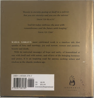 The Prophet — back cover
