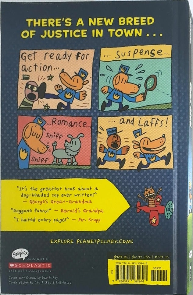 Dog Man - By Dav Pilkey - back cover