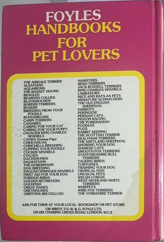 Caring For Your Cat — back cover