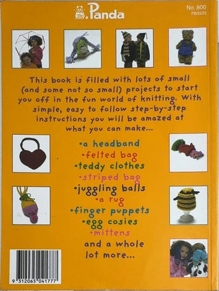 Learn to Knit with 56 Projects - By Panda — back cover