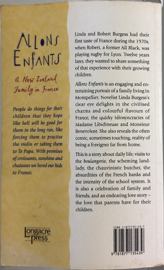 Allons Enfants — back cover
