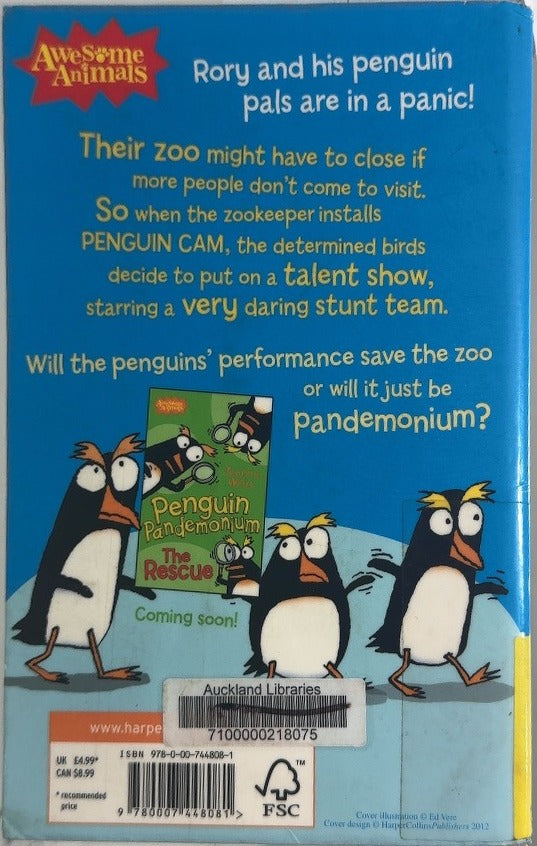 Penguin Pandemonium - By Jeanne Willis - back cover