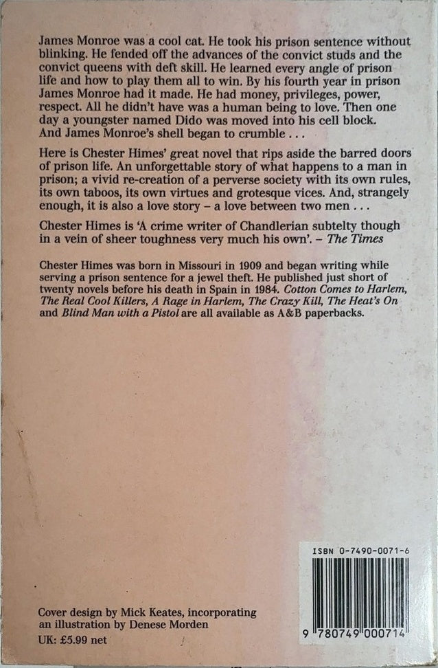 Cast the First Stone - By Chester Himes - back cover
