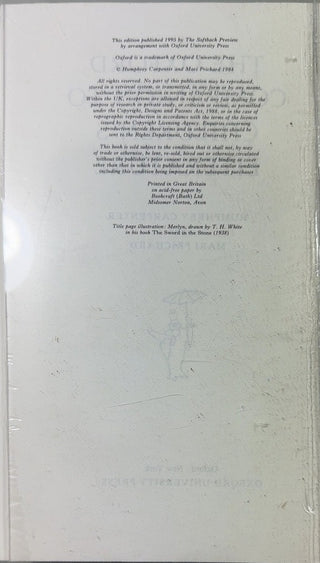 The Oxford Companion to Children's Literature - By Humphrey Carpenter & others — copyright page