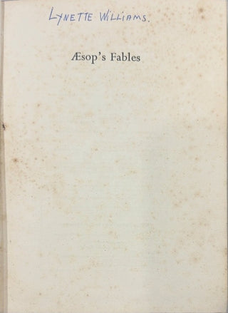 Aesop's Fables - By Blanche Winder — page