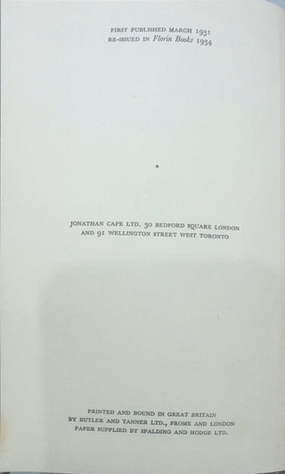 Women and Children Last — copyright page