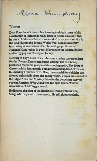 Nerve - By Dick Francis — page