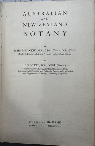 Australian and New Zealand Botany — page