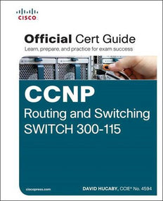 CCNP Routing and Switching Switch 300-115 Official Cert Guide