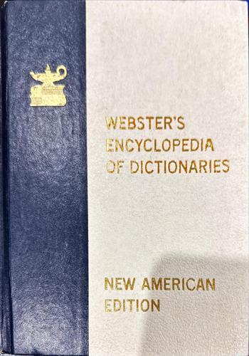 Webster's Encyclopedia of Dictionaries — front cover
